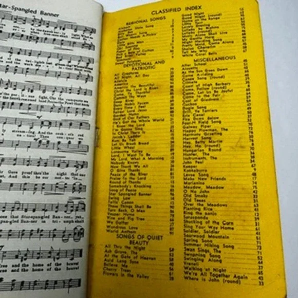 Vintage Alabama Sings Song Book, Cooperative Recreation Service, 1954